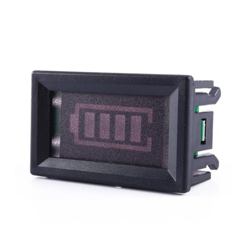 PRETYZOOM 12V LED Battery Capacity Monitor Gauge for Lithium Batteries RV Electric Vehicle - Image 3