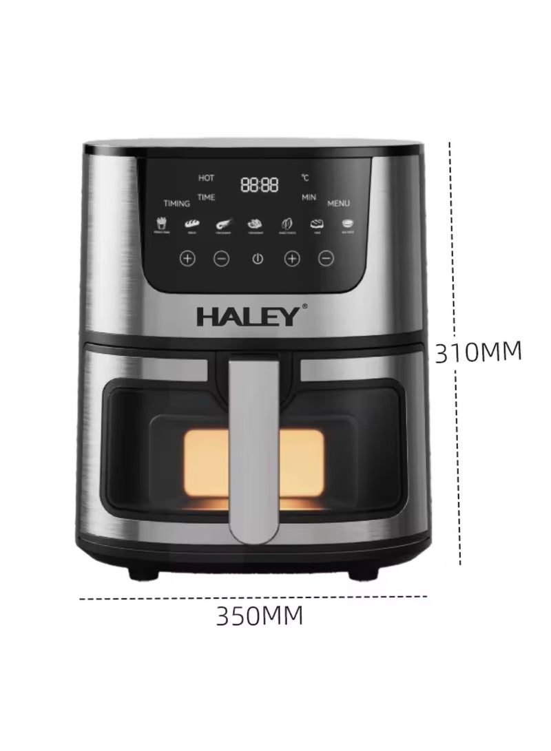 Haley 2000W High Quality French Fries Oil-Free Air Fryer One- 7L Touch Digital Control Preset Chicken Kitchen Appliances Air Fryer - Image 2