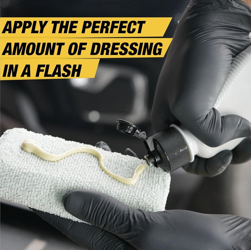 WaveX Microfiber Applicator Car Polish Sponge | Microfiber Applicator Sponge for Car Polish | Car Polish Applicator for Ceramic Coating, Waxes, Polishes, Dressers & More - (4 pc) - Image 5