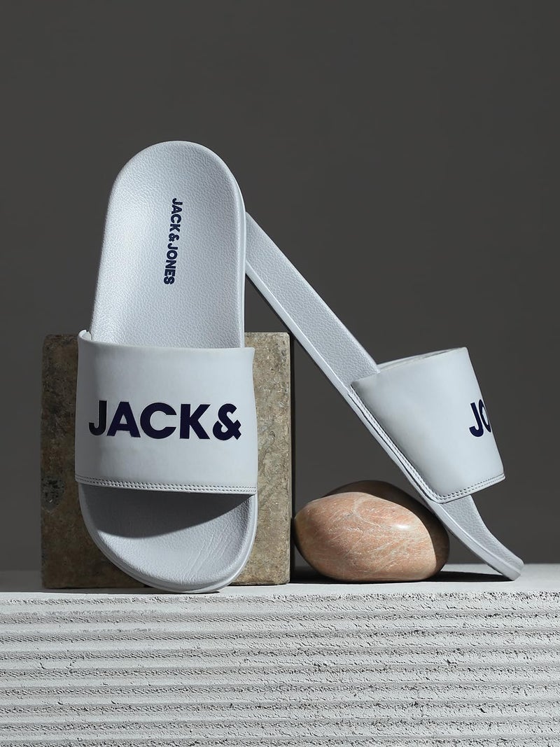Jack & Jones Men's Lunar Rock Pool Sliders- 43 (1372296016) - Image 2