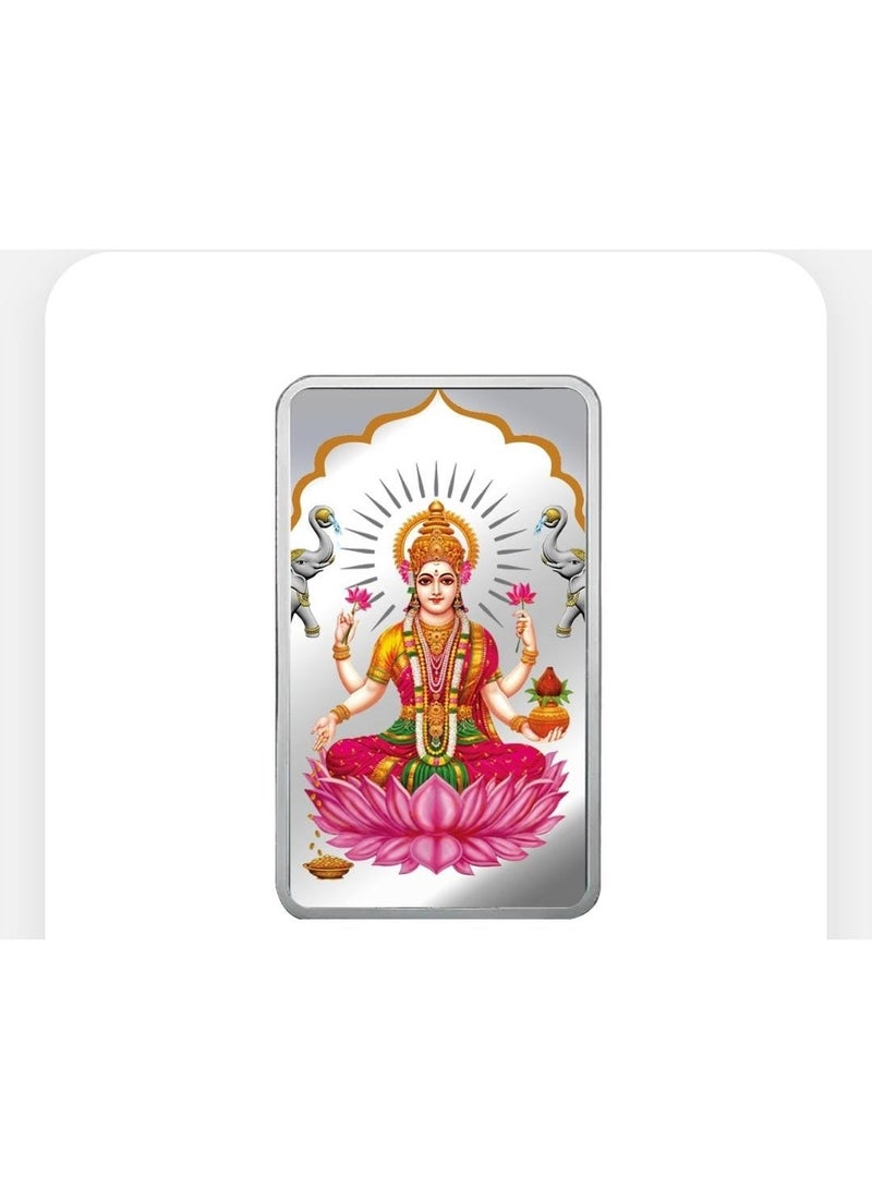 MMTC-PAMP PAMP-MMTC 999.9 FINE PURE SILVER BAR LAKSHMI JI 20GRAMS - Image 1