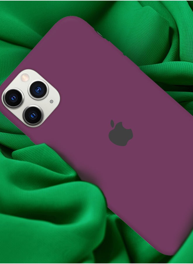 CATANES - iPhone 11 Pro Max Case Slim Silicone Case Soft Anti-Scratch Full Body Shockproof Protective Case Cover Dark Purple - Image 1