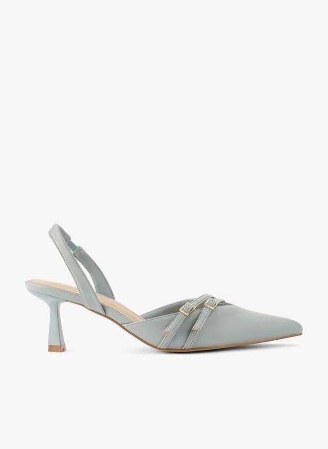 Flora Bella By Shoexpress Flora Bella Women Buckle Accent Slingback Shoes