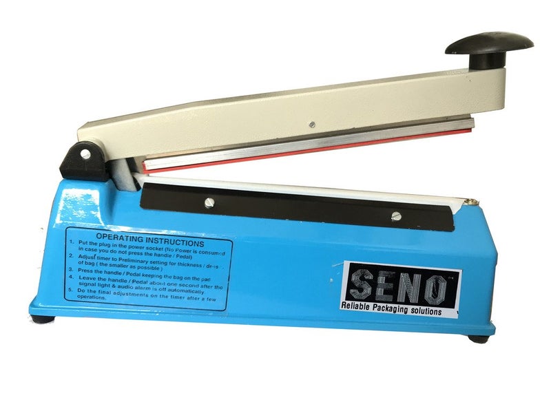 SENO 12 inches PB heat sealer heat sealer for plastic bag heat sealer machine heat sealer for plastic bag 12 inch impulse sealer impulse sealer machine packing machine plastic packing machine pouch packing machine sealing machine for plastic packaging - Image 1