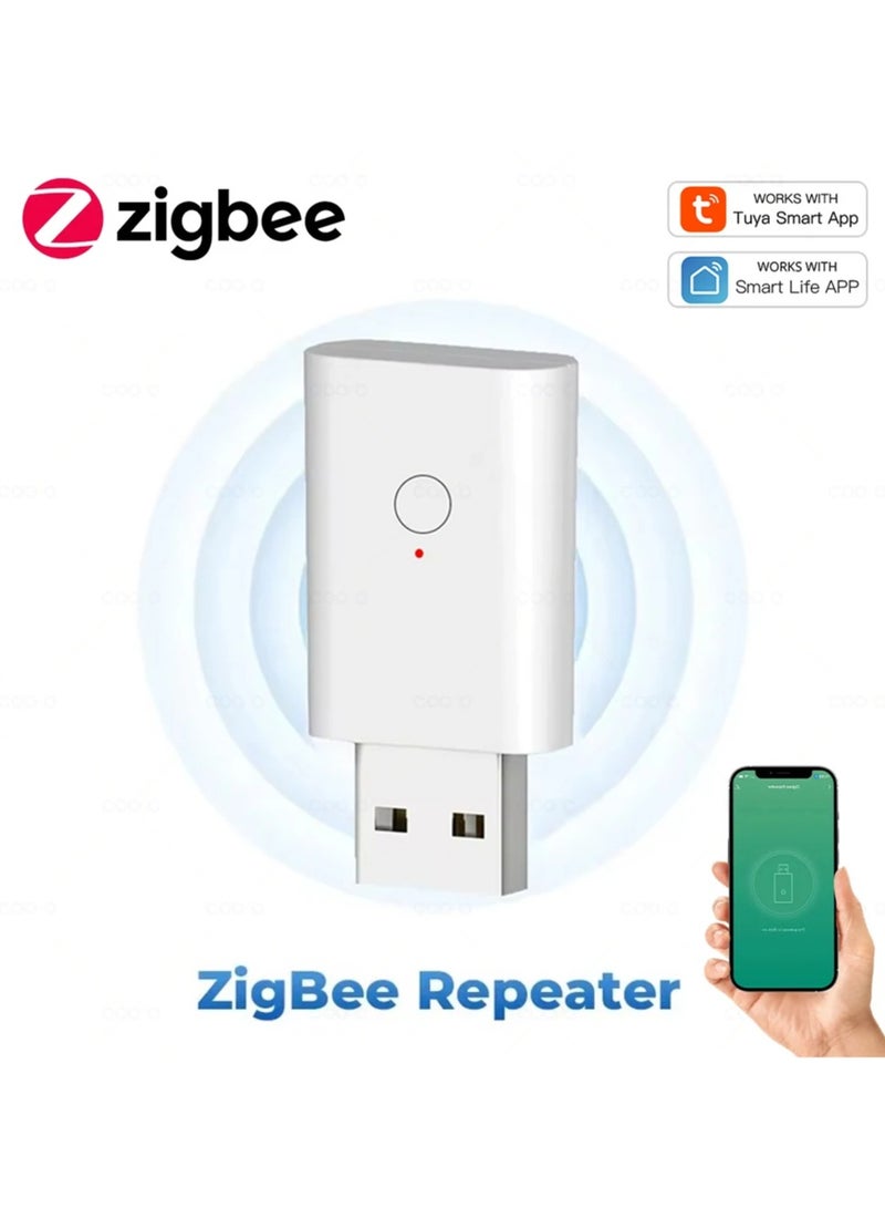 UanTii ZigBee Signal Repeater Tuya Zigbee Signal Extender For Tuya Zigbee Device Expand 20-30M Compatible Tuya ZigBee Gateway Via Smart Life App - Image 1