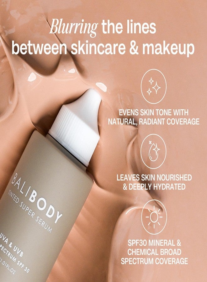 بالي بودي سيروم بالي الملون للجسم بعامل حماية من الشمس SPF30 | لون طبيعي للعناية اليومية بالبشرة لجميع أنواع البشرة | مُحسّن للبشرة غني بحمض الهيالورونيك لبشرة متألقة | نباتي، لم يُختبر على الحيوانات، صنع في أستراليا (30 مل/1.01 أونصة سائلة) - Image 5