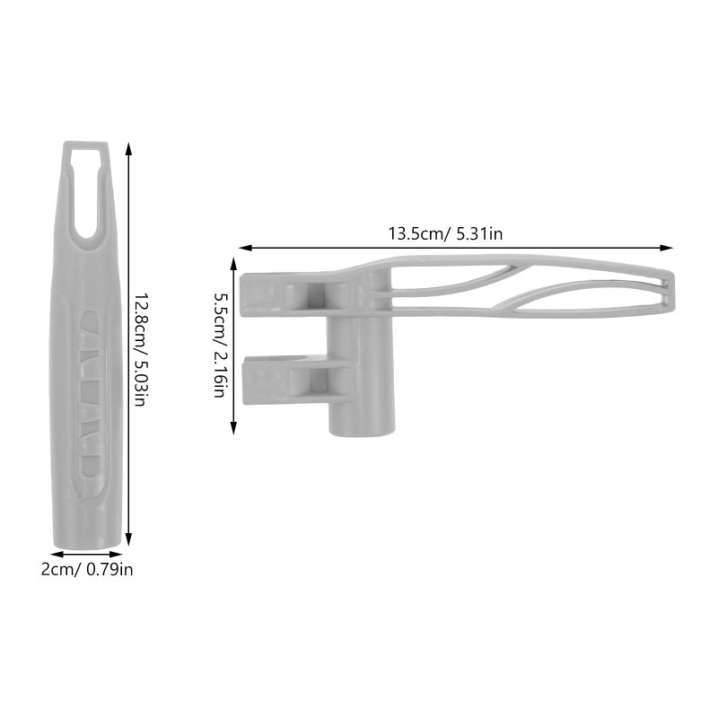 Broom Handle Grip and End Cap Replacement Set for Mop and Dustpan Rod - Image 3