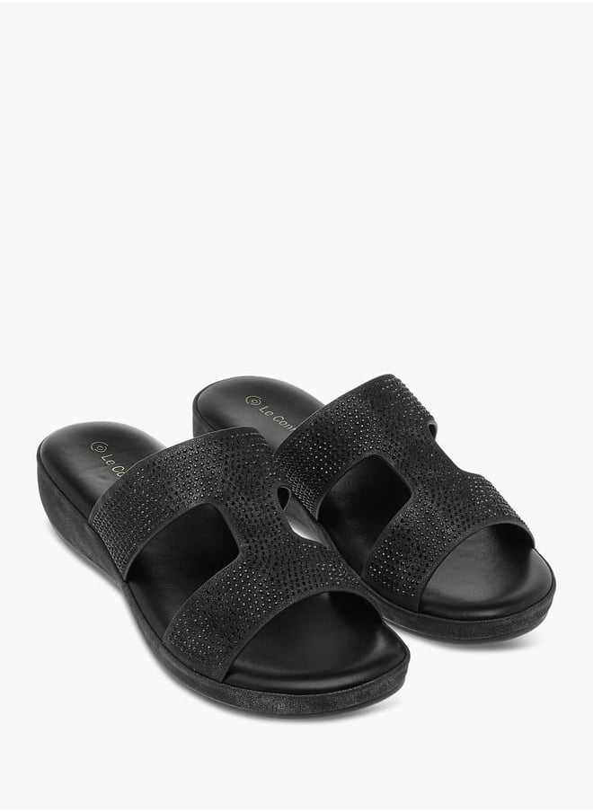 Le Confort Women Embellished Slip-On Sandals  - Image 1