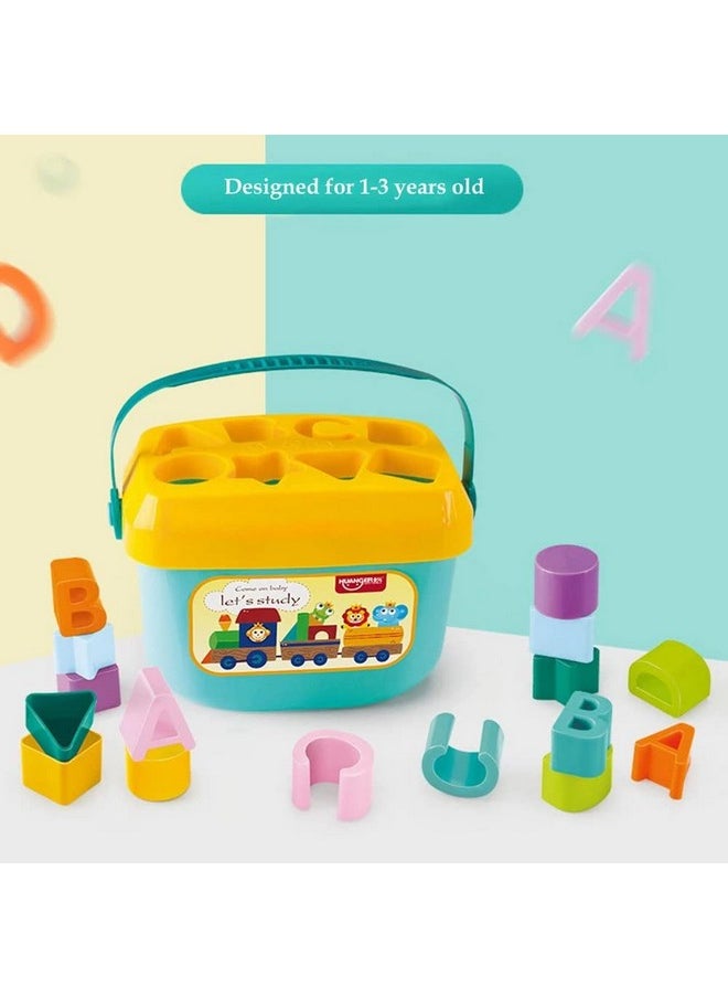 Smartcraft Baby First Blocks Building Blocks, Alphabets And Shapes Learning - Multicolor  - Image 2