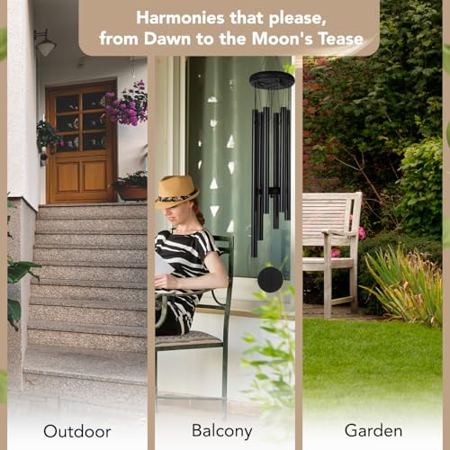 Ekhasa Nostrae by Ekhasa Positive Energy Aluminium Wind Chimes for Home, Balcony, Outdoor, Garden Decoration | Windchimes Bells for Vastu, Serene Music Sound & Positive Vibes | Deep Tone Windchime for Gift - Image 5
