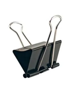 Deluxe 12-Piece Binder Clip Set Black/Silver 