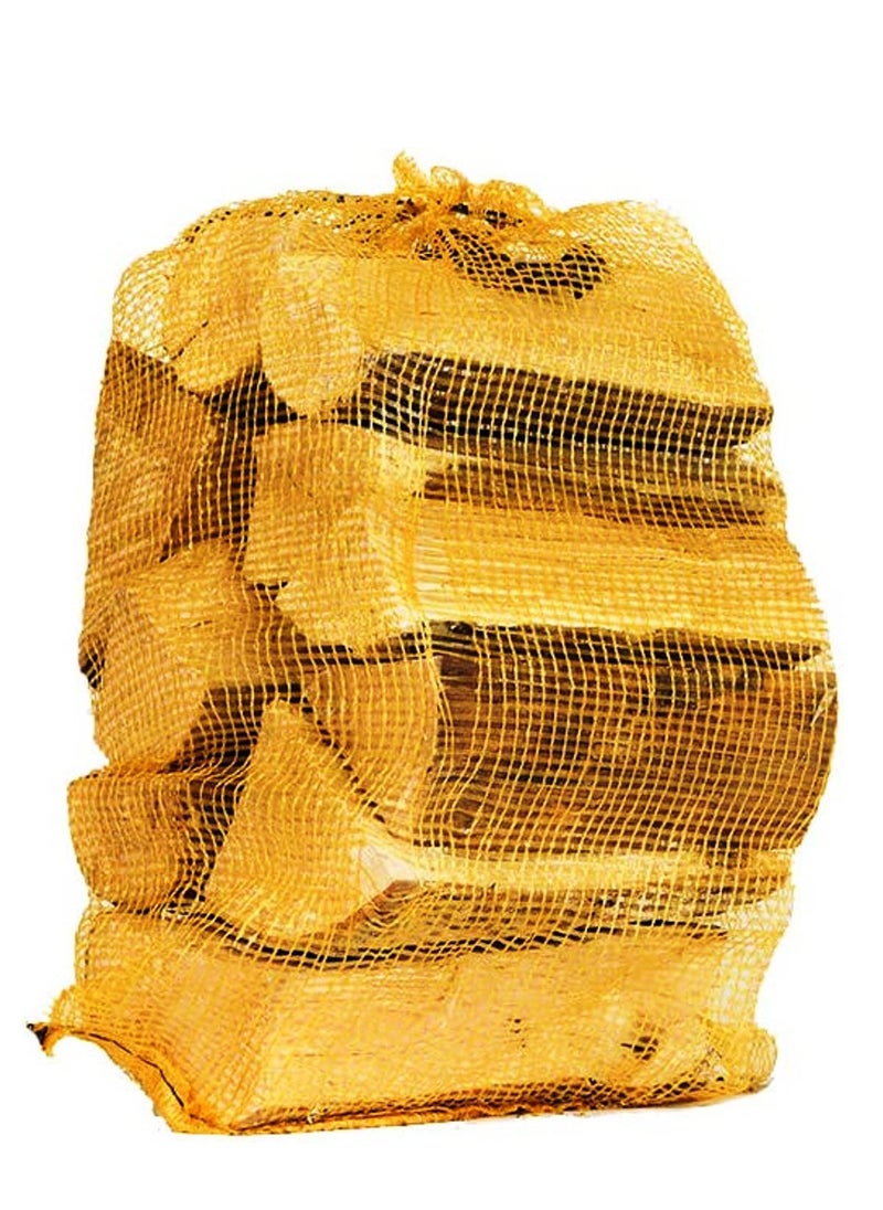 ALSAQER Hardwood - 10 Kg | Fire Wood | Birch Wood -Yellow Bag - 30 Litre  - Image 2