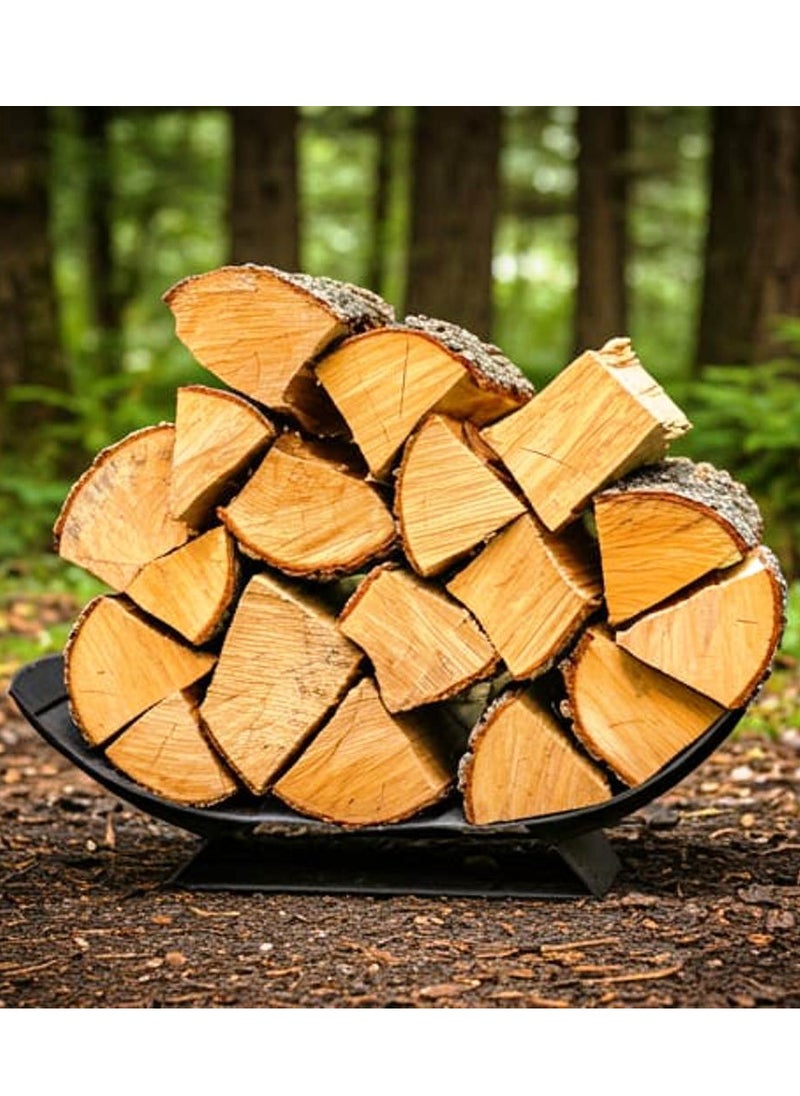 ALSAQER Hardwood - 10 Kg | Fire Wood | Birch Wood -Yellow Bag - 30 Litre  - Image 4