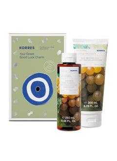 KORRES KORRES Santorini Grape Body Care Collection | Santorini Grape Shower Gel & Body Butter, 2 Piece Set 