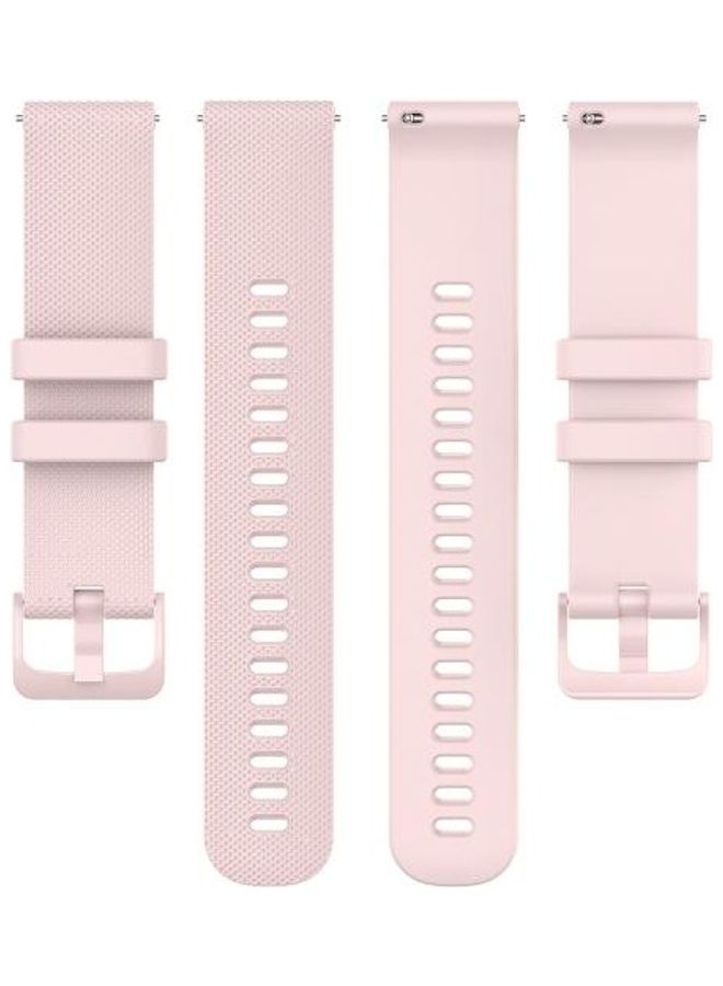 NIBEMINENT Silicone Strap For Huawei Watch GT2e/GT2 46mm Pink - Image 5