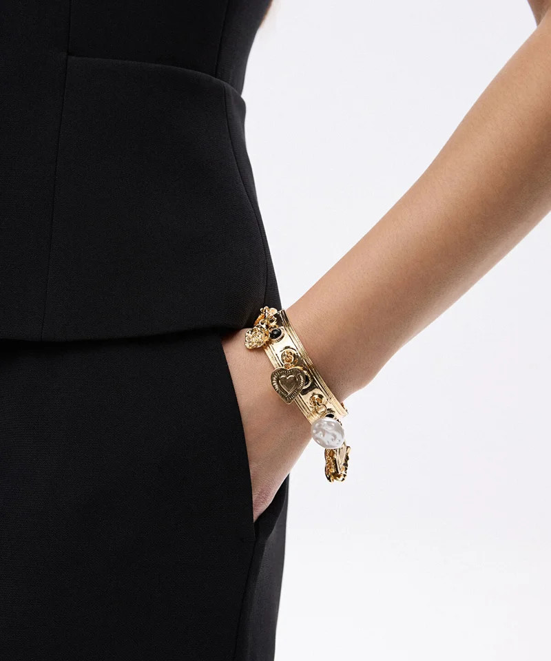 Ipekyol Multi-Charm Bracelet
