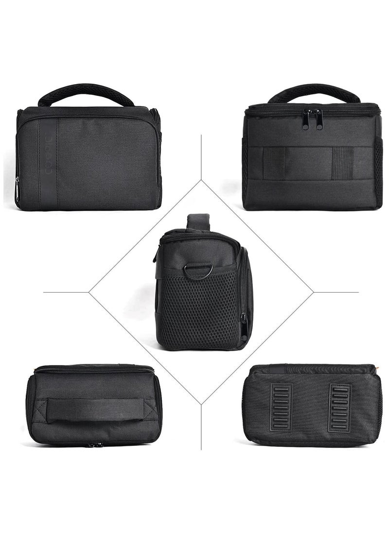 Coopic BL-26 BLACK Messenger Camera Bag Compatible with Nikon Sony Canon Olympus Cameras  - Image 2