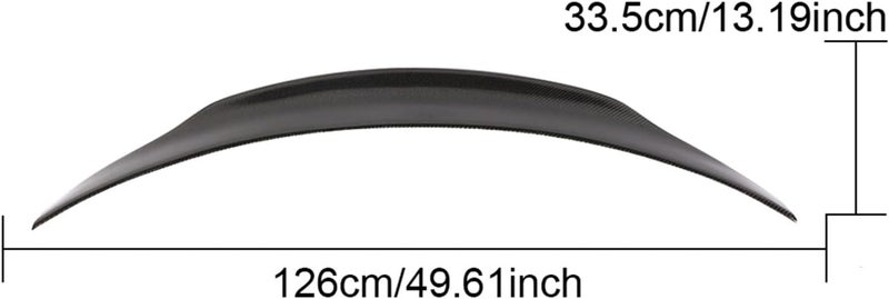 QASULER Carbon Fiber Rear Trunk Spoiler for Mercedes-Benz - Image 2