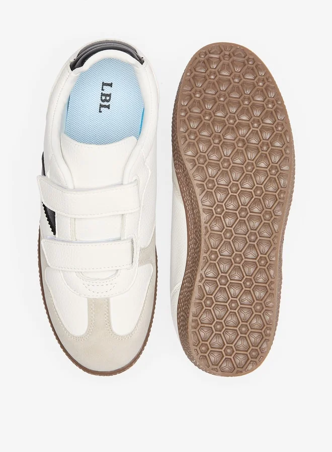 LBL by Shoexpress Boy's Colourblock Shoes with Hook and Loop Closure