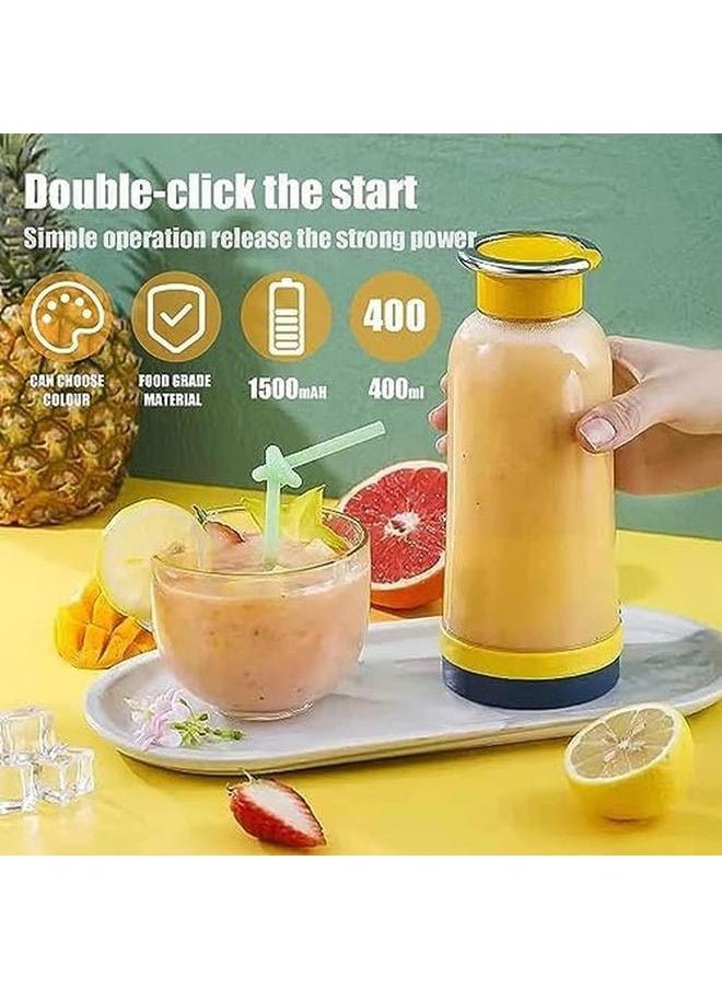 Generic - Mini Blender Portable Electric Juicer Blender Mini Fruit Mixers Juicers Fruit Extractors Food Milkshake Multifunction Juice Maker Machine For Home And Travel - Image 1