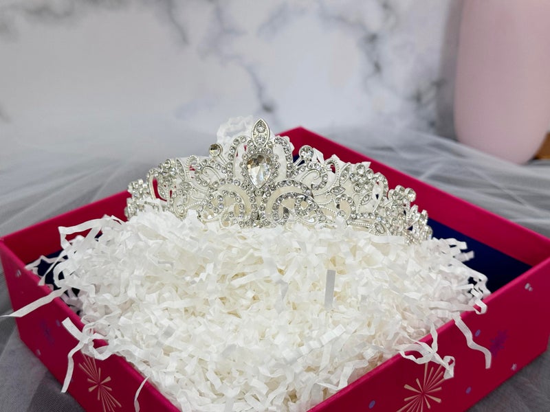 JETKONG 3 Pcs Bachelorette Party Decorations Bridal Shower Crown, Bride to Be Sash&Veil for Women Bachelorette Party Gifts, Bachelorette Party Supplies, Gifts, Favors (Silver) - Image 5
