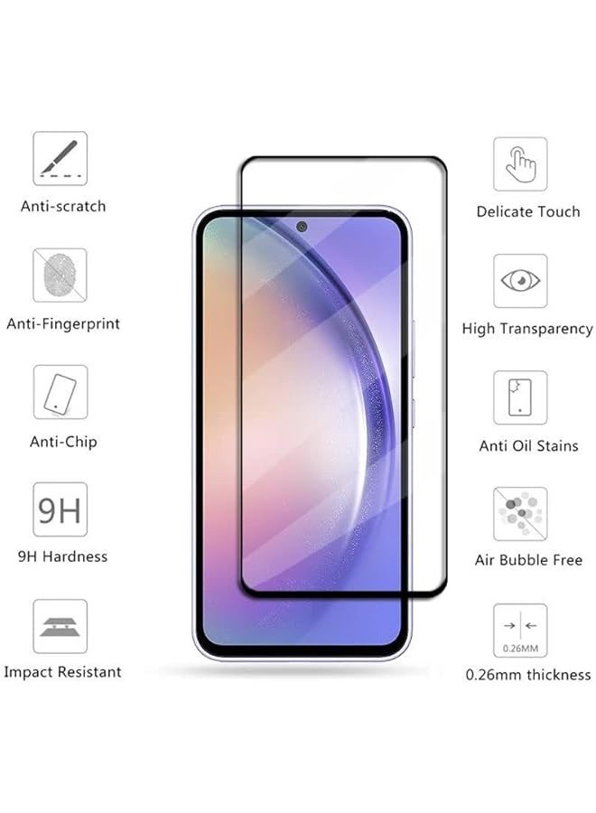PROMASS Galaxy A54 Screen Protector Tempered Glass Guard Full Glue Edge-to-Edge Protector for Galaxy A54 5G - Image 2