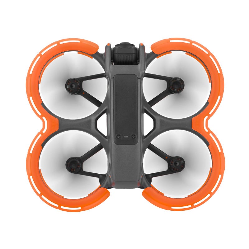 BRDRC Avata 2 Bumper Guards Accessories Propeller Guard Protector Gimbal Protective AntiCollision Ring Cover for DJI Avata 2 Fly More Combo Accessories Orange - Image 2