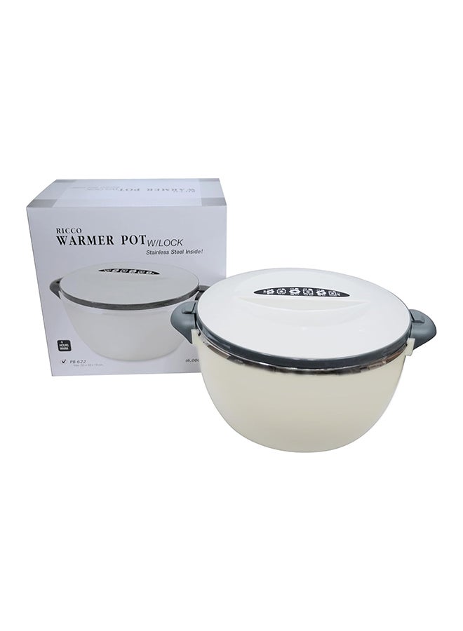 Orchid Orchid Ricco Hot Pot Pearl with Twist-Lock Lid 6 Litres  - Image 2