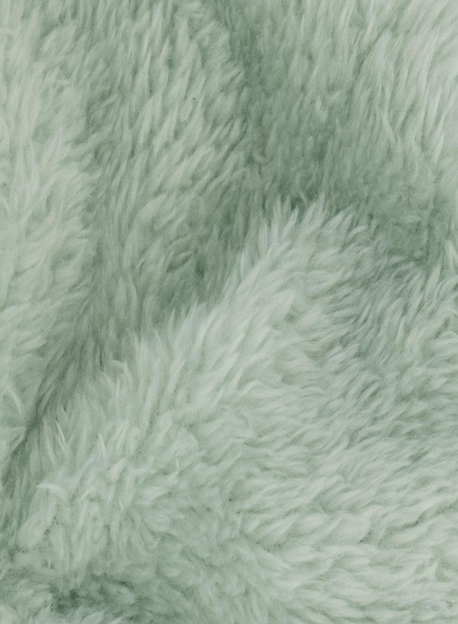 سبايدر قبعة صوفية نسائية من سبايدر، محبوكة بنمط سميك مع كرة صوفية وحافة مضلعة، لون زيتوني، مقاس واحد - Image 2