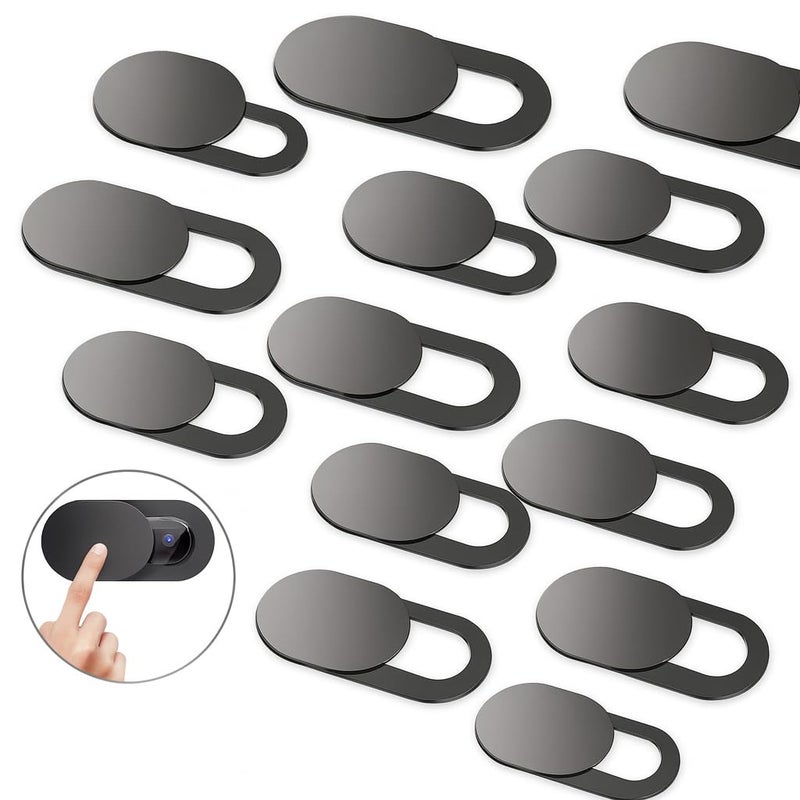 15 Pcs Webcam Cover Slide for Laptop, Mobile Phone & Tablet – Metal Camera Lens Privacy Stickers