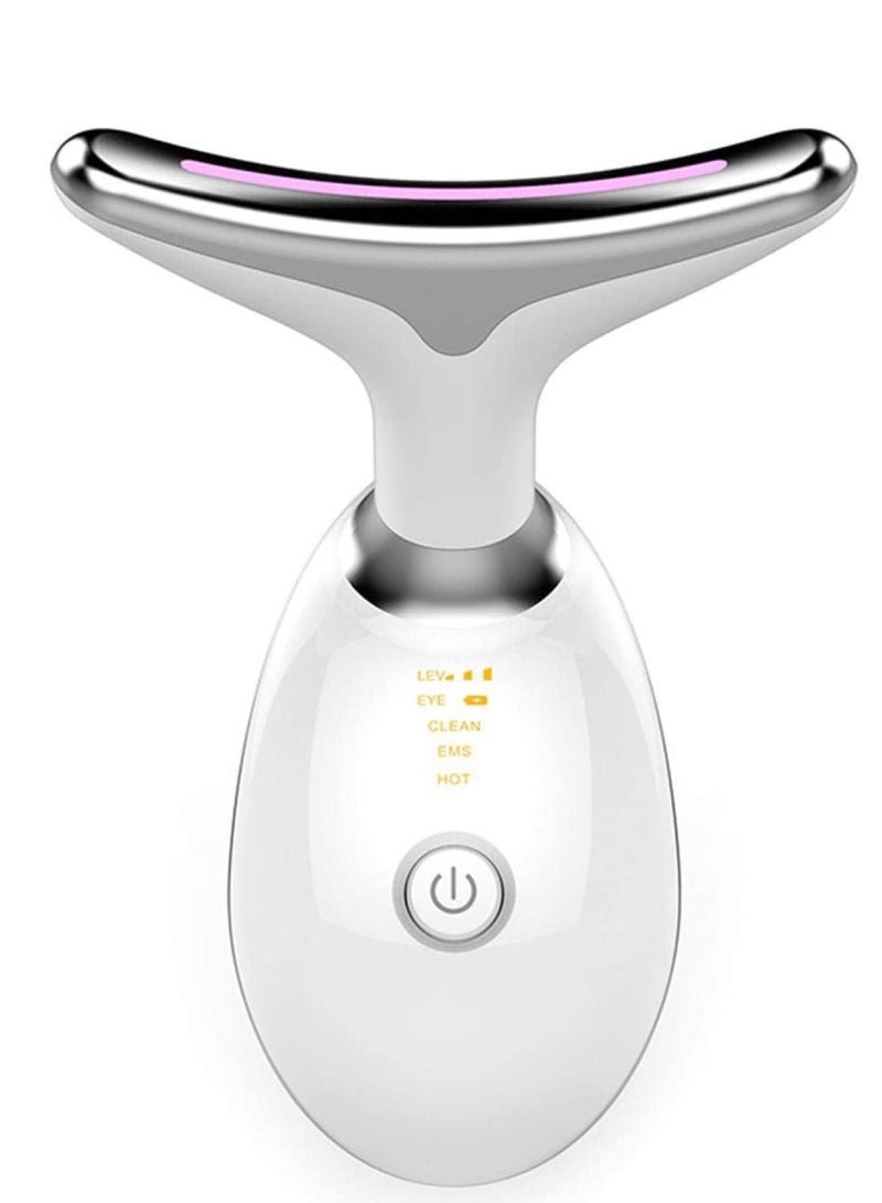 Beauty Massage Instrument Ems Thermal Neck Facial Lifting Face Skin Tighten Electric Micro-Current Wrinkle Remover Tools A - Image 1