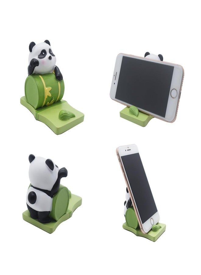 Ralcosuss Cute Panda Cell Phone Stand Smartphone Holder for Desk Resin Cartoon Animal Desk Accessories - Image 1
