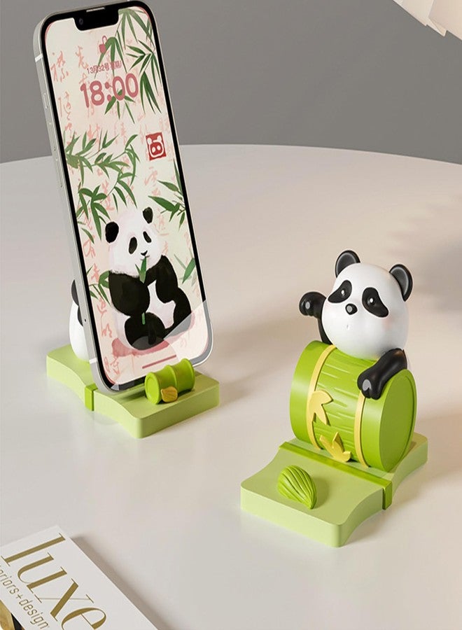 Ralcosuss Cute Panda Cell Phone Stand Smartphone Holder for Desk Resin Cartoon Animal Desk Accessories - Image 3
