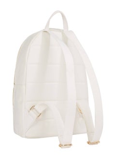 TOMMY HILFIGER Women's Corporate Dome Backpack - Nylon, White  - Image 4