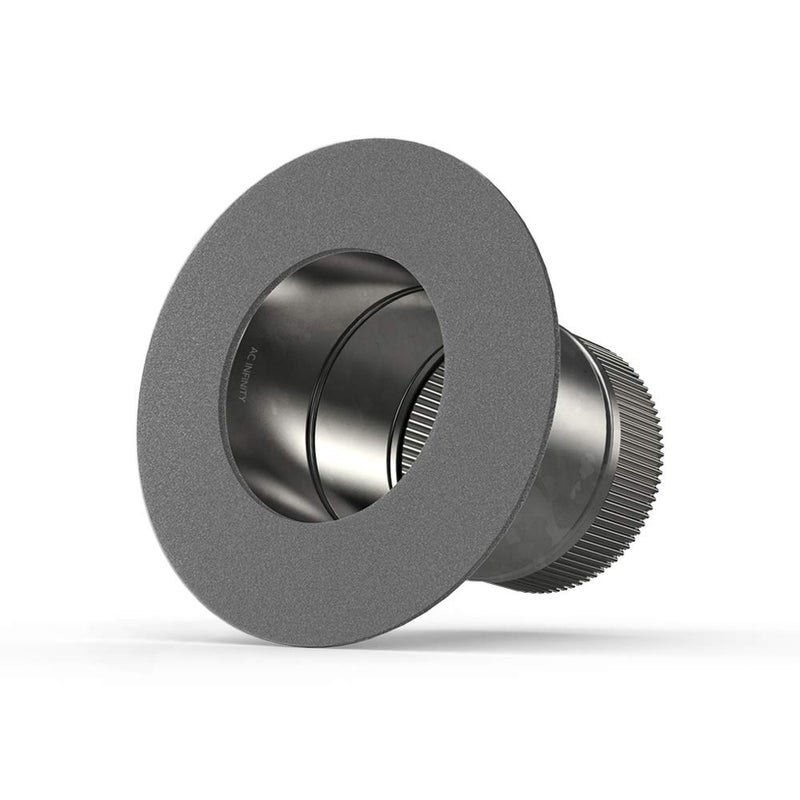 AC Infinity 4" Ducting Take-Off Collar, Galvanized Steel Inlet Flange Starter Collar for 4â€ Ducting with Dryers and Range Hoods