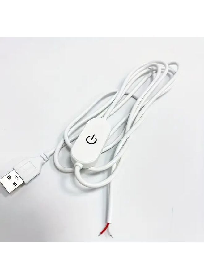 كابل تبديل درجة حرارة اللون القابلة للمس أبيض USB 5V للأنوار LED للمنزل الذكي - Image 1