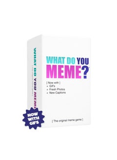 WHAT DO YOU MEME? Core Game (New Edition) Now Including GIF's & Refreshed Content by Relatable, The Game for Meme Lovers, Perfect Christmas Party Game, Stocking Stuffers or Funny White Elephant Gifts