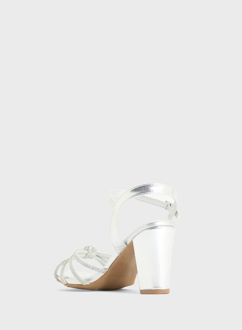 Anne Michelle Embellished Know Detail Heel