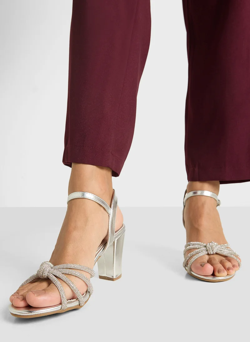 Anne Michelle Embellished Know Detail Heel