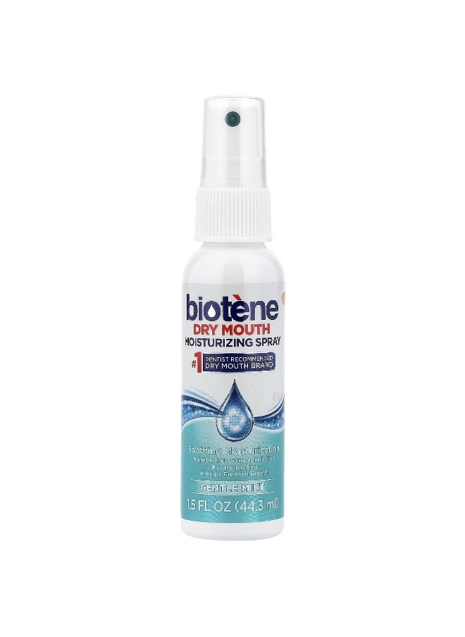 Biotene Dental Products Biotene Dental Products, Dry Mouth Moisturizing Spray, Gentle Mint, 1.5 fl oz (44.3 ml)  - Image 1