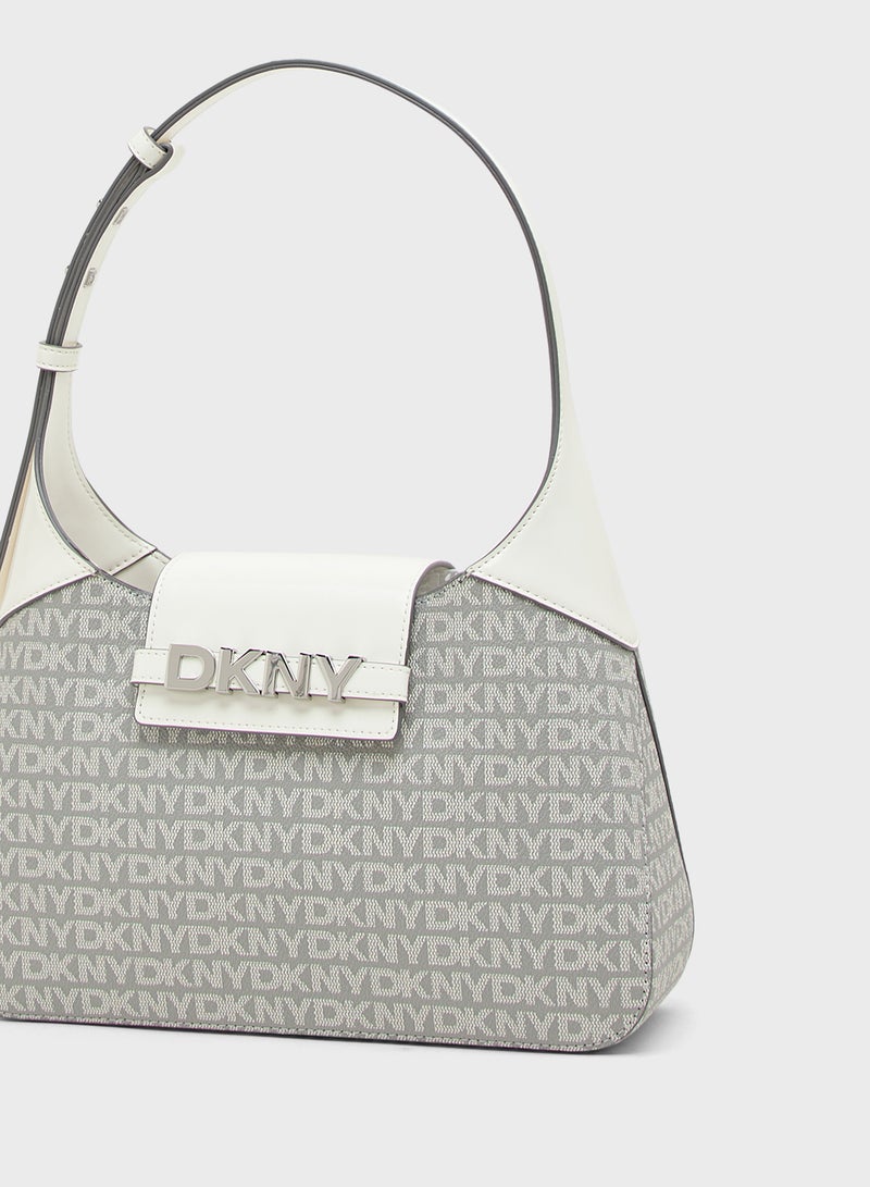 DKNY Logo Avril Shoulder Bag - Image 4
