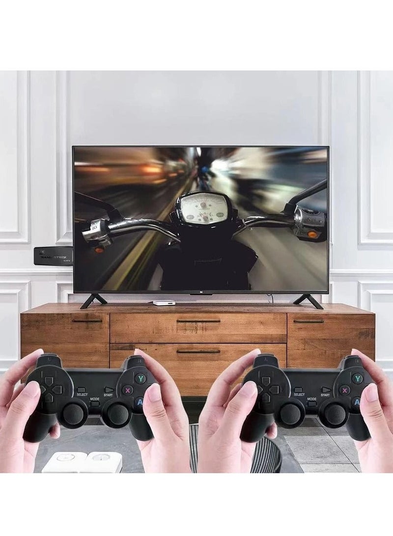 64G Retro Game Console, HD Classic Game Console, 10000+ Built-in Games, 9 Emulators Console, HDMI Output TV Video Games, High Definition Game Console with Dual 2.4G Wireless Controllers  - Image 3