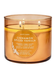 Bath & Body Works Cinnamon Spiced Vanilla 3-Wick Candle 