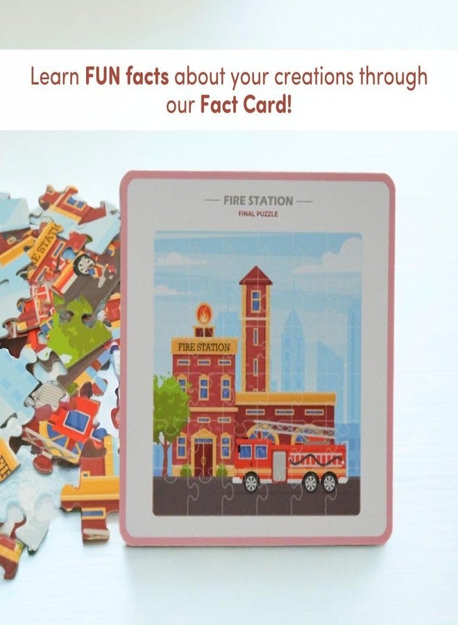 Mittimate Fire Station Jigsaw Puzzle Game for Kids Age 4 to 6 Old I 36 Pieces Puzzle Toy I Birthday Gift for Children - Image 3