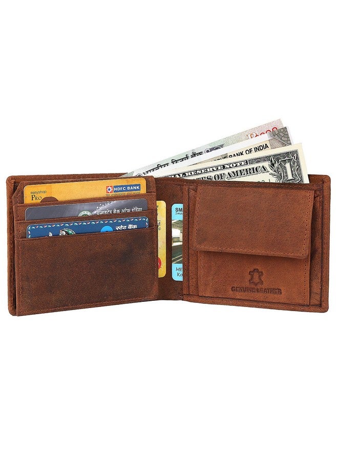 WildHorn Best Dad Men's Leather Wallet, Brown - Image 4