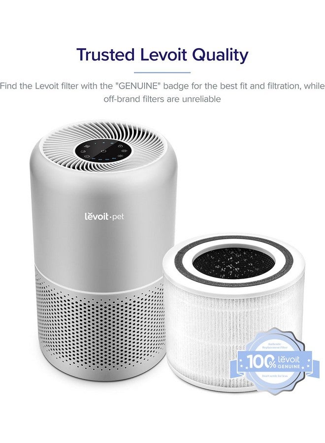 LEVOIT LEVOIT Core P350-P Replacement Filter, Genuine Air Purifier Filter, Supports HEPA Sleep Mode, High-Efficiency Activated Carbon for Removal of Smoke, Odor, Allergens, Pollen, Core P350-RF, 1 Pack - Image 2