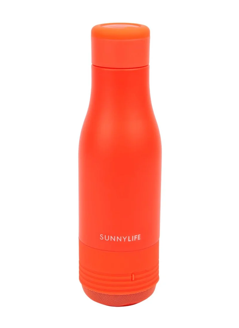 SUNNY LIFE Refresh Water Bottle Sounds Neon Coral