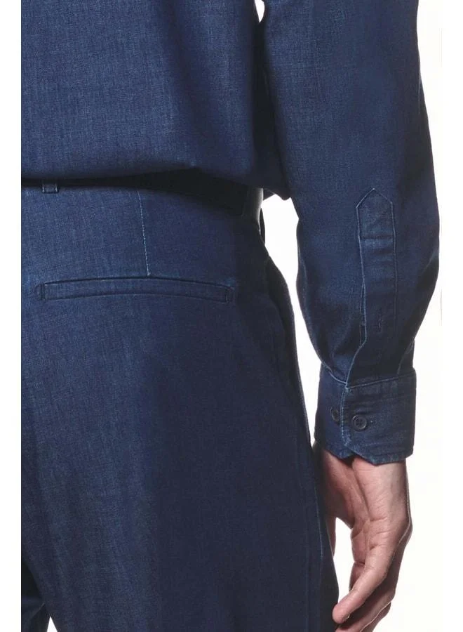 Liwali  Soft Textured Light Denim Pants. for Men | Best Price UAE