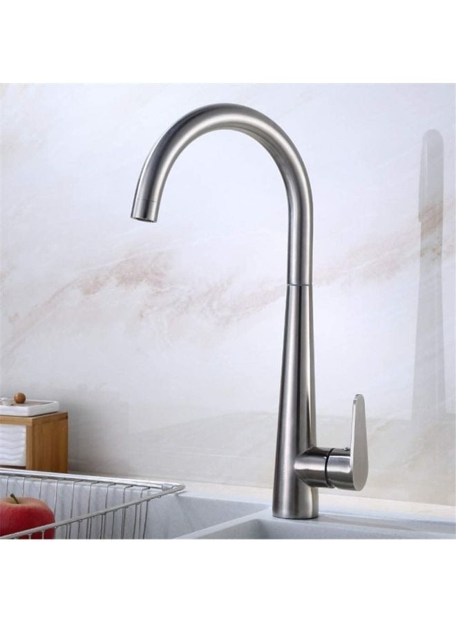 Kitchen Faucet Kitchen mixer 304 Stainless Steel Kitchen Head, Swiveling Hot and Cold Telescopic Channel Pull-out Tap - Image 3