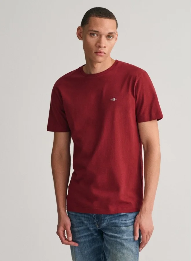 غانت Regular Fit Shield T-Shirt